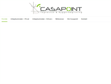 Tablet Screenshot of casapoint.dk